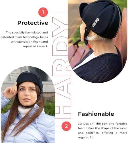 Ribcap Hardy Medical Grade Protective Helmet | Soft Hat for Epilepsy | Protective Helmet for Seizures
