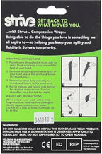 Strive Left Thumb Compression Wrap, Joint Pain Relief and Muscle Recovery for Sports and More, For Men or Women, Reusable, Made in the USA