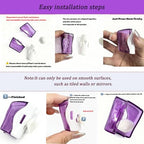 6 PCS Travel Toothbrush Head Covers Caps, Tooth Brush Protector Cap Brush Pod Case Portable Plastic Clip Wall Mounted Hanging Rack Organizer for Bathroom Travel