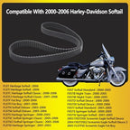 Drive Belt Replace 40307-00 Compatible with Harley-Davidson 00-06 Softail Series, 135T, 1-1/8 Inch Width