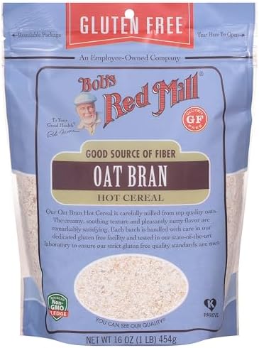 Bob's Red Mill Gluten Free Oat Bran, 16-ounce (Pack of 4)