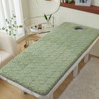 Sponge Massage Bed Pad with Face Hole Thicken Spa Massage Table Pad with Elastic Band Non-Slip Lash Bed Cushion Massage Table Topper Square Round Trapezoidal Head,Green(t)6cm,80 * 190cm(H)