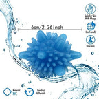Washer Balls,Reusable Tangle-Free Eco-Friendly Laundry Scrubbing Balls,Solid Colorful Laundry Washing Balls Enhance Your Machine Cleaning Power (15 Pcs)