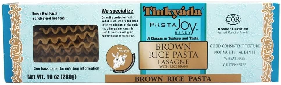Tinkyada Brown Rice Pasta Lasagne 10 Ounce Pkg