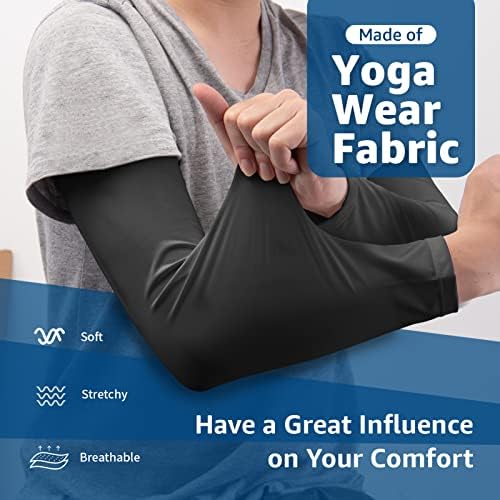YESLIFE UV Sun Protection Arm Sleeves for Men & Women,UPF 50 Cooling Sports Sleeve