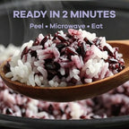 OTOKI Korean Sprouted Black Rice, Antioxidant-Rich Purple Rice Bowls, Gluten-Free & Vegan, Ready in 2 Minutes, 7.41 oz (Pack of 12)