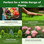 10-10-10 Plant Fertilizer Slow Release - 10 10 10 All Purpose Granular Garden Fertilizer for Vegetables, Tomato, Arborvitae, Shrubs, Rose, Flowers, Fruit, Fig Trees (1/2 Quart)
