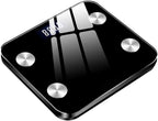 Scale Digital Weight and Body Fat, Smart Bathroom Scale for Weight Loss, 330lbs, Safety Tempered Glass for Fitness Tracking for BMI, Visceral Fat, Muscle, Body Age etc Smart APP