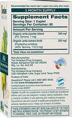 Himalaya Organic Amla - Herbal Immune Support Supplement with Adaptogen and Antioxidant - USDA Organic, Vegan, Non-GMO, Gluten Free, 600 mg, 60 Caplets