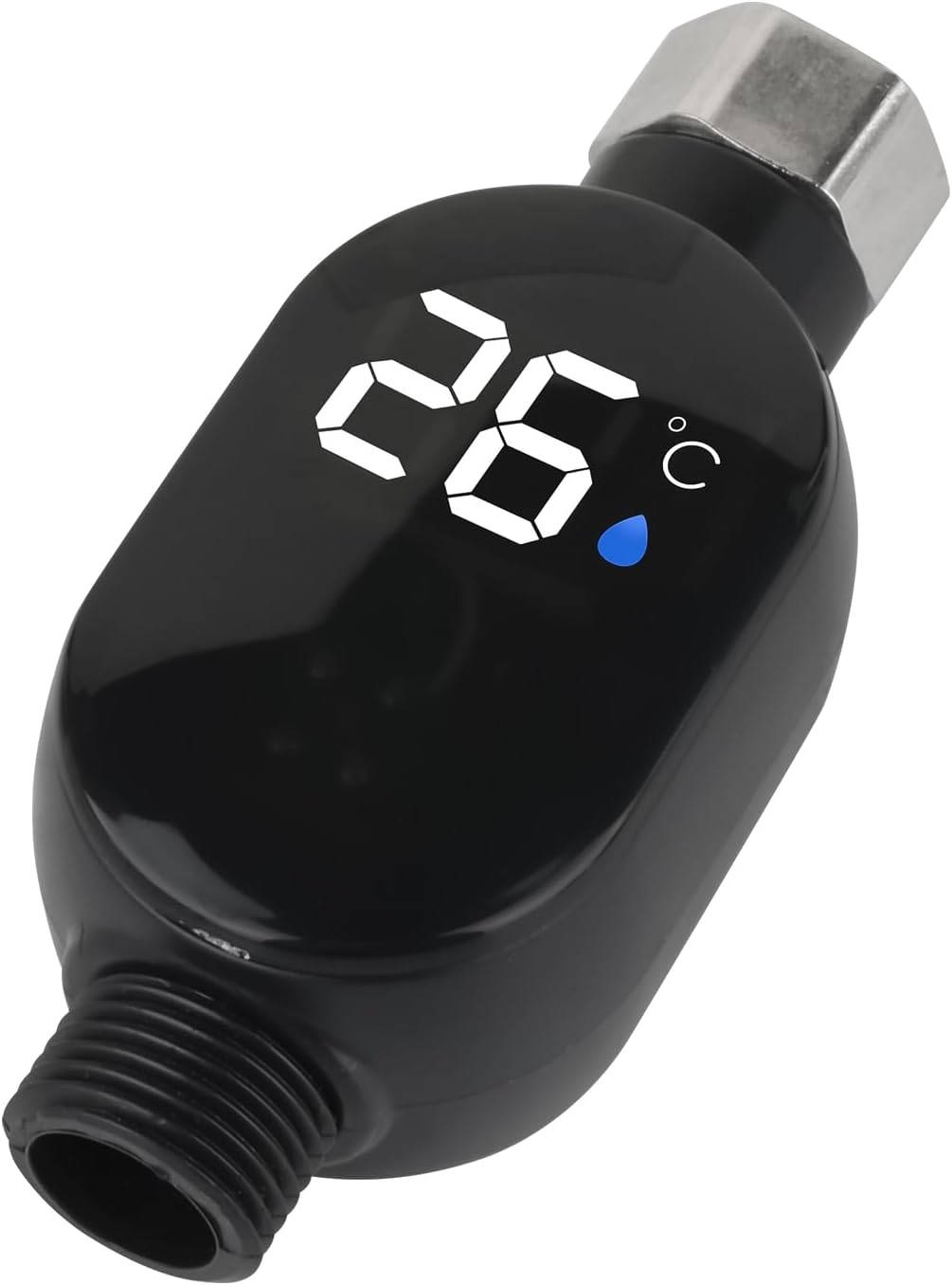 Instant Read Digital Bath Thermometer, Water-Powered Smart Shower Water Thermometer,Bath Essentials