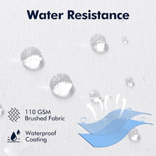 MIULEE 12x20 Outdoor Pillows,Set of 4 Throw Pillows Waterproof,Soft Support Throw Inserts Decorative Water Resistant for Patio Furniture and Garden