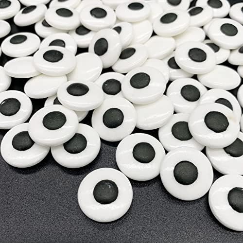 Weraru Big Candy Eyeballs Eye Ball Sweets Cake Cupcake Toppers Cookie Dessert Sprinkles Decorations for Christmas Birthday Party Supplies 4.2Ounce