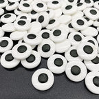 Weraru Big Candy Eyeballs Eye Ball Sweets Cake Cupcake Toppers Cookie Dessert Sprinkles Decorations for Christmas Birthday Party Supplies 4.2Ounce