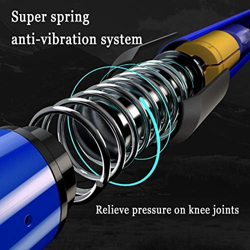 Aihoye Trekking Poles Shock Absorbing Adjustable Hiking or Walking Sticks for Hiking Collapsible Strong, 2-pc Pack Lightweight Walking Pole, All Terrain Accessories and Carry Bag