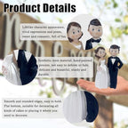 Wedding Cake Toppers Bride and Groom Resin Couple Figures Party Decor Gifts 4.7"