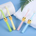 FOMIYES 4pcs Duck Tooth Brush for Boys and Girls Soft Bristle Toothbrush Boys and Girls Cartoon Tooth Safe for Toddlers