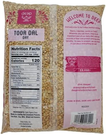 Toor dal Dry 4 lbs(1.8kg)