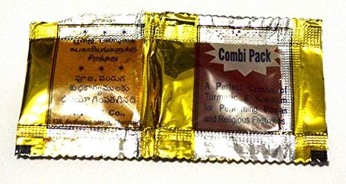 🔥 Gopuram Turmeric and Kumkum combo - 50 packets