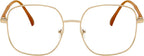 Oversized Square Reading Glasses Women Men, Large Blue Light Blocking Compuer Readers, Anti Eyestrain Eyeglasses