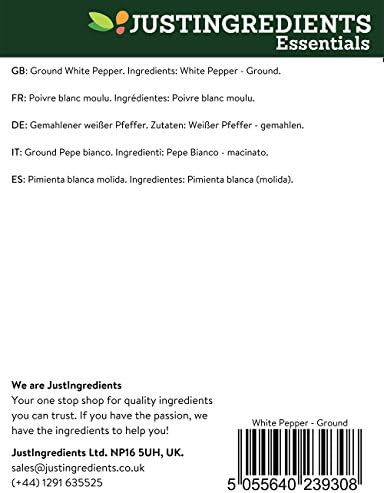 JustIngredients White Pepper Ground Loose 500 g