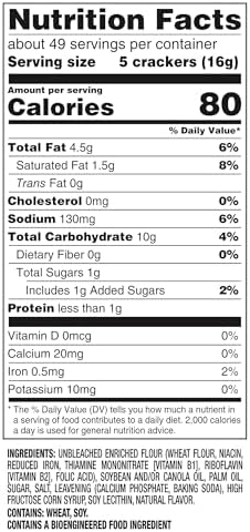 RITZ Original Crackers, Snacks for Kids and Adults, Lunch Snacks, Party Size, 27.4 oz