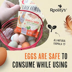 Roosty's Naturals Flock Armor - Chicken De-Wormer Powder - Chili Mix | XL 1LB Pouch | All-Natural Formula | US-Made Chicken Wormer - 16oz Bag
