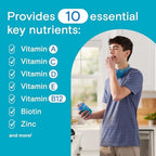 One A Day Teen Boy’s Daily Essentials Multivitamin Gummies, Teen Boy Vitamins with Vitamin C, Vitamin D, Bone Health, Immune Health, Raspberry Natural Flavor, 120 Gummies