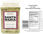Tolosa Pointe Santa Maria Seasoning & BBQ Rub 24oz – Authentic California Blend, Gluten-Free, No Preservatives – Multipurpose Grill Seasoning for Tri-Tip, Steak, Chicken, Pork, Vegetables (1 Pack)