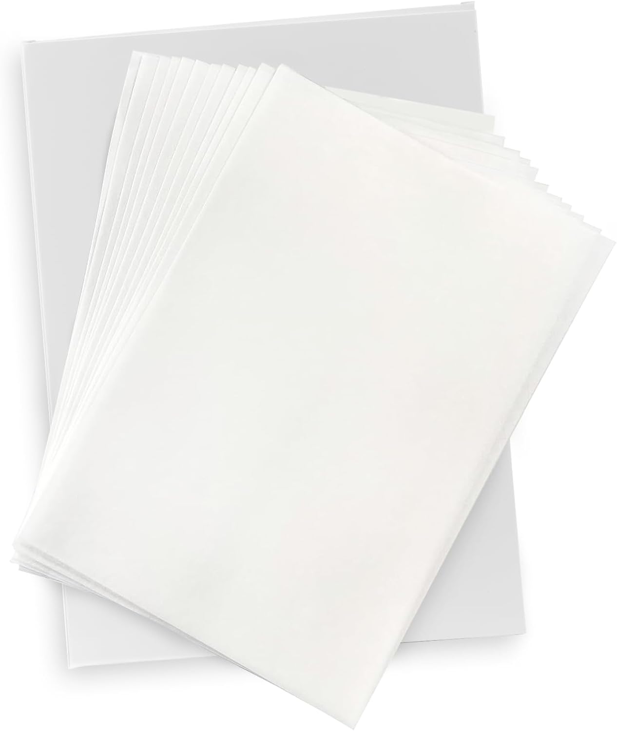25pcs Edible Wafer Paper A4 Size, 8.5" x 11" Food Grade Wafer Sheets, Edible Paper for Cakes Printable, Rice Starch Sheets for Candy & Decoration (0.3mm)