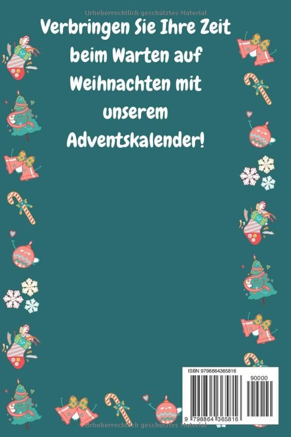 Sudoku Adventskalender 2023 Leicht bis Schwer: Rätsel Adventskalender Buch für Erwachsene und Senioren mit 144 Sudokus (German Edition)