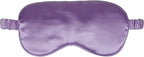1 Pack Silk Sleep Mask, Soft Silk Eye Blindfold with Elastic Strap for Night Sleeping Travel and Nap, Unisex (Purple)