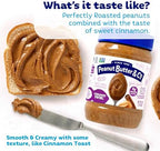 Peanut Butter & Co. Cinnamon Swirl Peanut Butter, 6g Protein, Non-GMO Project Verified, Gluten Free, Vegan, 16 Ounce (Pack of 6)
