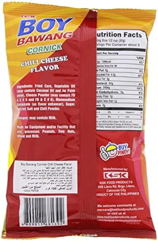 KSK Boy Bawang Cornick Chili Cheese 100g
