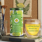 The Republic of Tea – Beauty Brain Beautifying Botanicals Lemon Balm Kiwi Tea, 36 Tea Bags, Herbal Blend, Caffeine Free, Gluten Free