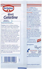 Dr. Oetker Blatt Gelatine Weiss