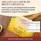 Darsa Organics Kala Chana 2 lb | Brown Chickpeas, Black Gram Lentils | USDA Organic, Non-GMO | Rich in Protein & Fiber | Great for Salads, Curries & Stews