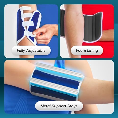 BraceAbility Pediatric Elbow Immobilizer - Arm Restraint Brace and Extension Splint to Keep Arm Straight for Toddlers/Children/Kids (Small)