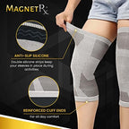 MagnetRX® Magnetic Knee Sleeve – (2-Pack) Effective Compression Knee Brace with Magnets for Comfort & Recovery – Magnetic Brace Support (X–Large)