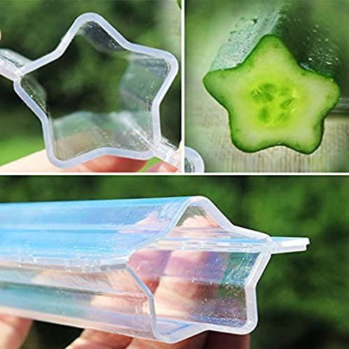 2 Pcs Vegetable Growing Molds, Heart-Shaped Fruit Growth Molds Cucumber MoldFruit Shaping MoldsFruit GrowingMolds Shaping Tool for Garden Yard