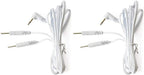 Tens Unit Cords for Tens/EMS Machine,DC 2.5mm, 2 pins, Length 60'', Pack of 2
