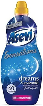 Sensations Dreams Concentrated Fabric Softener 60 Doses, blue