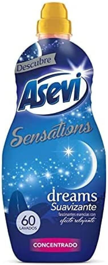 Sensations Dreams Concentrated Fabric Softener 60 Doses, blue