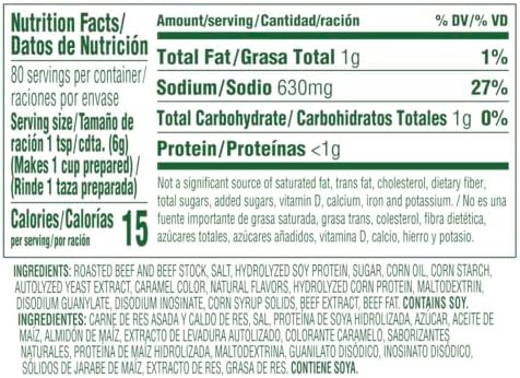 Knorr Professional Ultimate Beef Paste Base Gluten Free, No Artificial Flavors or Preservatives, No MSG added, Colors from Natural Sources, 1 Pound (Pack of 6)