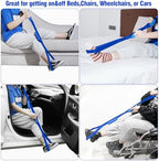 42 Inch Leg Lifter,Leg Lifter After Hip Replacement with Large Foot Loop,Mobility Aid for Disables and Elderly,Leg Lifter Strap for Knee Replacement Recovery Aids(Blue)