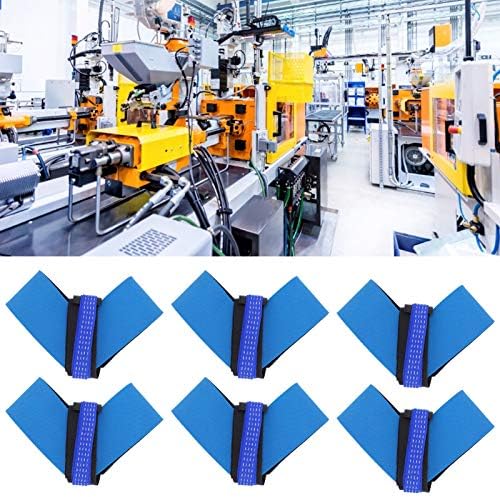 Anti-Static Foot Strap, JWD001, Blue Synthetic Rubber, Workshop Ankle Heel Band, 10 Pieces