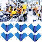 Anti-Static Foot Strap, JWD001, Blue Synthetic Rubber, Workshop Ankle Heel Band, 10 Pieces