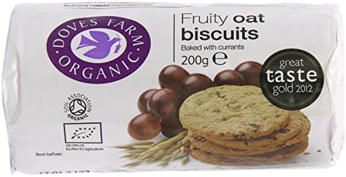 Doves Farm Organic Fruity Oat Biscuits (200g) - Pack of 2