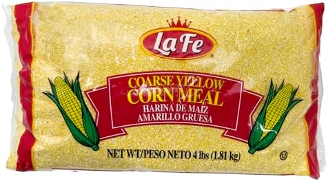 La Fe Coarse Yellow Corn Meal 4lbs - Harina De Maiz Amarillo Gruesa