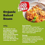 Mr Organic - Baked Beans - Certified Organic and Vegan - Baked Beans in a BPA-Free Tin