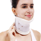 Cervical Neck Brace Collar with Chin Support for Stiff Relief Cervical Collar Correct Neck Support Pain Bone Care Health(Size S)